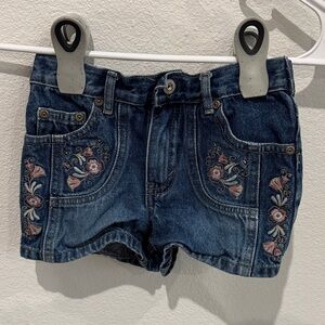 Vintage Faded Glory Glory Girls Blue Denim Shorts Size 4